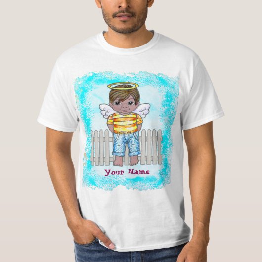 ブラウン ボーイ エンジェル Tシャツ (正面)