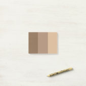 ブラウン ポストイット (デスク上)