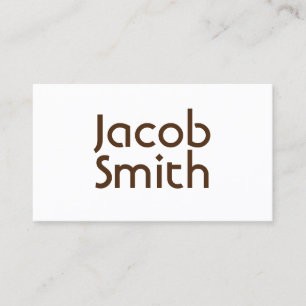 ブラウン・ミステリー・ライター 名刺