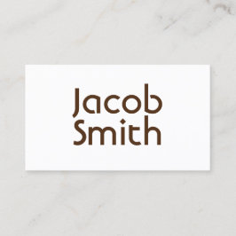 ブラウン・ミステリー・ライター 名刺