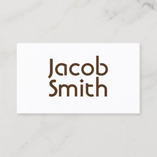 ブラウン・ミステリー・ライター 名刺 (正面)