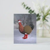 ブラウン·ルースター·サンタクロース シーズンポストカード (スタンド正面)