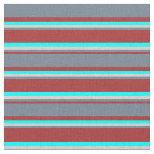 ブラウン、石板グレー、ライトグレー、アクアカラー ファブリック