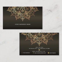 ブラウン&自然金ゴールドマンダラホリスティックスパ事業