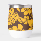 ブラウン/金ゴールドのピンクビキニ模様 (右面)