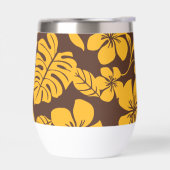 ブラウン/金ゴールドのピンクビキニ模様 (左面)