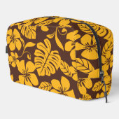 ブラウン/金ゴールドのピンクビキニ模様 ドップキット (右コーナー)