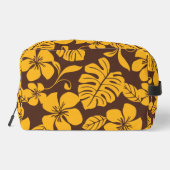 ブラウン/金ゴールドのピンクビキニ模様 ドップキット (裏面)