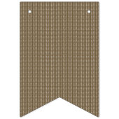 ブラウン，長方形，木，ベージュ，グレー，金ゴールド,フォント, t バンティングフラッグ (第2の旗)