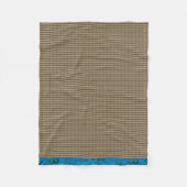 ブラウン,長方形,木,ベージュ,グレー,金ゴールド,フォント, t フリースブランケット (正面)