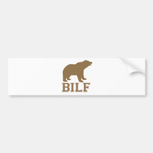 ブラウンBILF バンパーステッカー