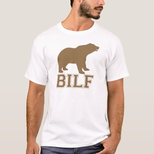 ブラウンBILF Tシャツ (正面)