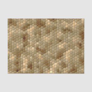 ブラウンSnakeskinパターン 薄葉紙