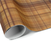 ブラウ男らしズ格子模様 ラッピングペーパー (ロールコーナー)