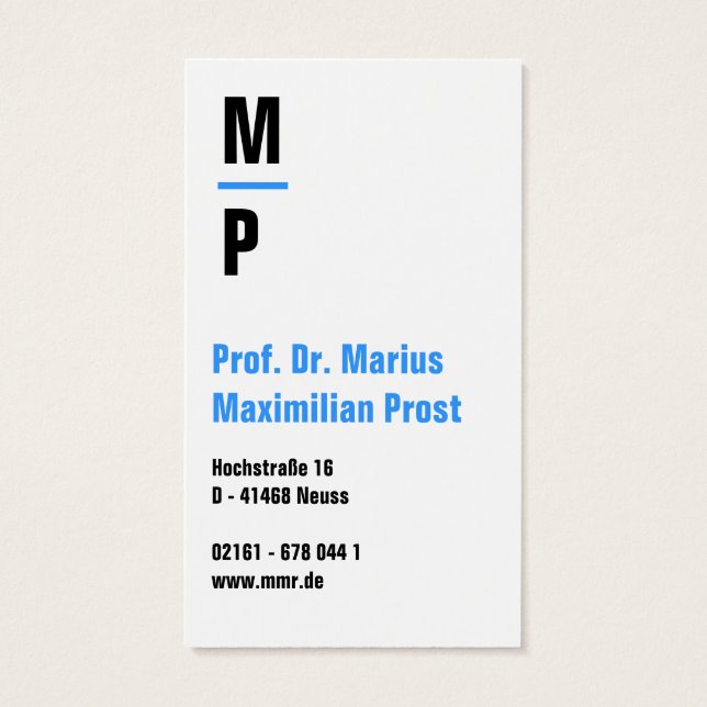 ブラウ・ウェイス・ヴィスティンカルテン (裏面)