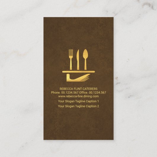 ブラエレガントウンバトラータキシードが提供するプレートの刃物類 名刺 (裏面)