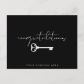 ブラエレガントックおめでとうズニューホームエ実在ステート   ポストカード (正面)