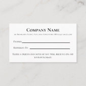 ブラエレガントックとフェイク金ゴールドの参照 紹介カード (裏面)