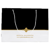 ブラエレガントック金ゴールドカスタム大抱き枕 ラージペーパーバッグ (裏面)