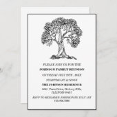 ブラエレガントック&ホワイトツリーファミリー懇親会 招待状 (正面/裏面)