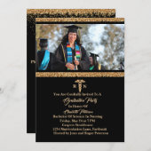 ブラエレガントック&金ゴールドナース卒業会 招待状 (正面/裏面)