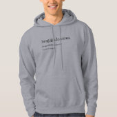 ブラガドシオス(braggadocious)定義 ストリートウェア辞典デザインTシャツ パーカ (正面)