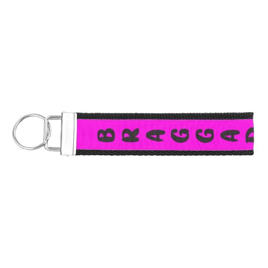 ブラガド性手首キーチェーン リストバンドキーホルダー (鍵左)