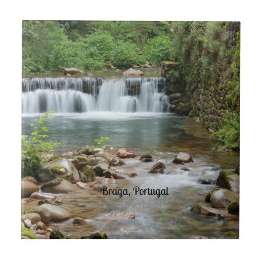 ブラガ，ポルトガルの風景 タイル (正面)
