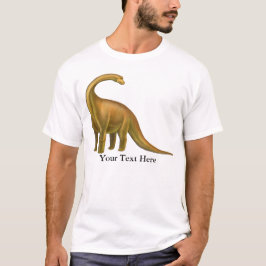 ブラキオサウルスの恐竜の大人のTシャツ Tシャツ