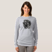 ブラクグラススチームパンクハットとゴーグル Tシャツ (正面フル)