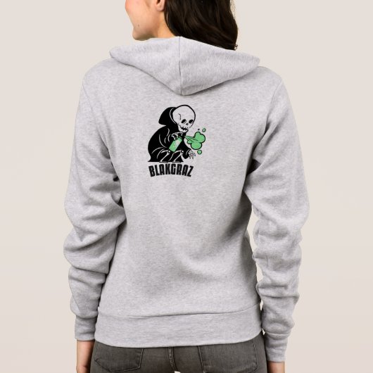 ブラクグラズ死神Tシャツ パーカ (裏面)