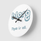 ブラグ ラウンド壁時計 (傾斜)