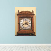 ブラケットクロック， c.1700 キャンバスプリント (インサイチュ (ウッドフロア))