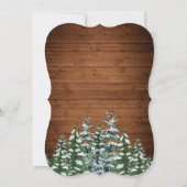 ブラケットスノーウッドフォレ結婚スト記念日 招待状 (裏面)