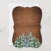 ブラケットスノーウッド&フォレストカントリー誕生日パーティー 招待状 (裏面)