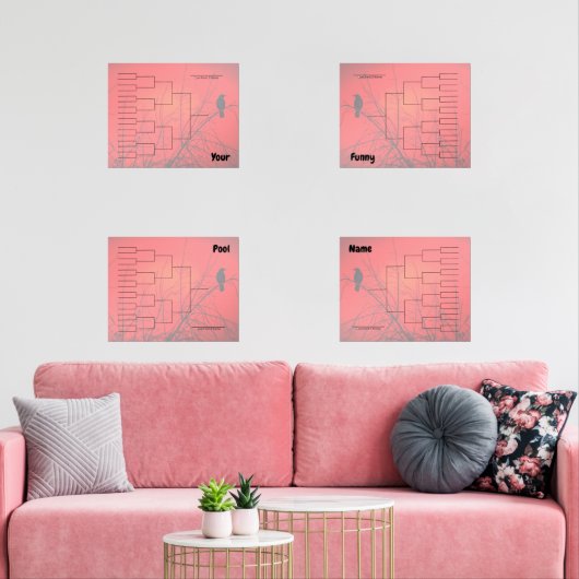 ブラケットトーナメントクアドラント赤いカラス (リビング)