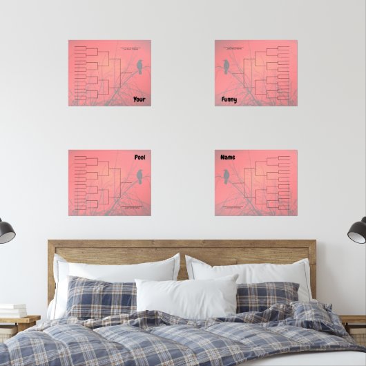 ブラケットトーナメントクアドラント赤いカラス (寝室)