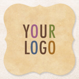 ブラケットパルプボード紙コースターカスタムロゴ ペーパーコースター