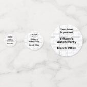 ブラケット排除トーナメントスポーツウォッチパーティー コンフェッティ (裏面)