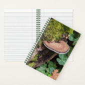 ブラケット真菌自然写真 ノートブック (内側)