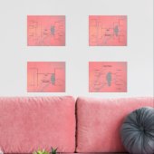 ブラケット3月バスケットボール16 8 遊 4チーム赤 (リビング)