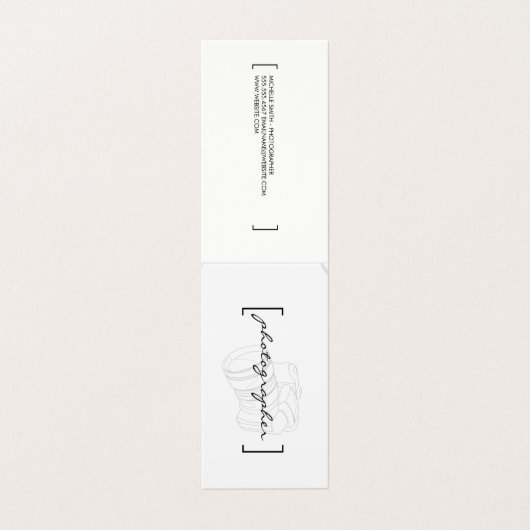 ブラケット/写真家 名刺 (外部フラット)