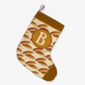 ブラケーキジャマイ伝統的カモラスケーキ スモールクリスマスストッキング (正面 (吊り時))