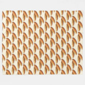 ブラケーキジャマイ伝統的カモラスケーキ フリースブランケット (正面(横))