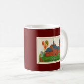 ブラゴヴェシュチェンスコイロシアのウッド教会 コーヒーマグカップ (正面右)