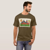 ブラゴヴェシュチェンスコイロシアのウッド教会 Tシャツ (正面フル)