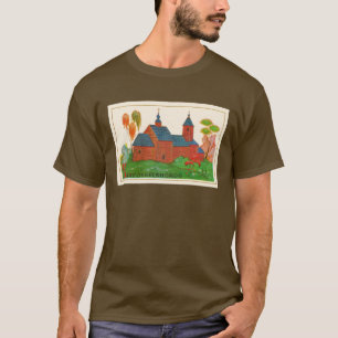ブラゴヴェシュチェンスコイロシアのウッド教会 Tシャツ