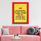 ブラゴ賛美スロフ キャンバスプリント (インサイチュ (リビング))