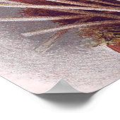 ブラサボラキュクラッタヴィンテージホワイトラン ポスター (角)