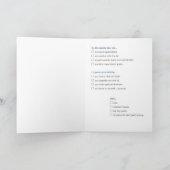 ブラザーおもしろいへの誕生日カード カード (内部)